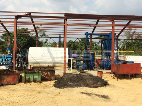 waste tyre pyrolysis plant